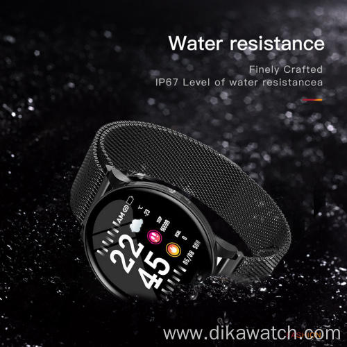 W8 Sport Smart Watch Bracelet Round Bluetooths Waterproof